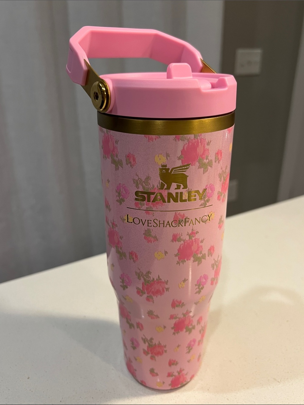 Stanley 1913 x LoveShackFancy IceFlow™ Flip Straw Tumbler | 30 OZ - Ibiza Sunset